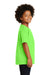 Gildan 5000B/G500B Youth Short Sleeve Crewneck T-Shirt Neon Green Side