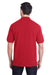 Jerzees 443MR Mens Short Sleeve Polo Shirt Red Back