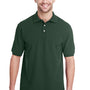 Jerzees Mens Short Sleeve Polo Shirt - Forest Green