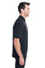 Jerzees 443MR Mens Short Sleeve Polo Shirt Black Side