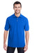 Jerzees 443MR Mens Short Sleeve Polo Shirt Royal Blue Front