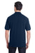 Jerzees 443MR Mens Short Sleeve Polo Shirt Navy Blue Back
