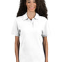 Jerzees Womens Short Sleeve Polo Shirt - White