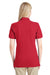 Jerzees 443WR Womens Short Sleeve Polo Shirt Red Back