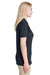 Jerzees 443WR Womens Short Sleeve Polo Shirt Black Side