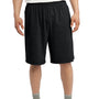 Sport-Tek Mens Jersey Knit Shorts w/ Pockets - Black