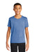 Gildan Youth Performance Core Short Sleeve Crewneck T-Shirt Heather Sport Royal Blue Front