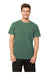Next Level 4600 Mens Eco Short Sleeve Crewneck T-Shirt Royal Pine Green Front