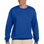 Jerzees Mens Super Sweats NuBlend Pill Resistant Fleece Crewneck Sweatshirt - Royal Blue