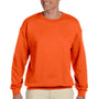 Jerzees Mens Super Sweats NuBlend Pill Resistant Fleece Crewneck Sweatshirt - Safety Orange - Closeout