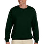 Jerzees Mens Super Sweats NuBlend Pill Resistant Fleece Crewneck Sweatshirt - Forest Green