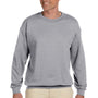 Jerzees Mens Super Sweats NuBlend Pill Resistant Fleece Crewneck Sweatshirt - Oxford Grey