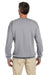 Jerzees 4662 Mens Super Sweats NuBlend Fleece Crewneck Sweatshirt Oxford Grey Back