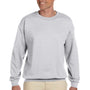 Jerzees Mens Super Sweats NuBlend Pill Resistant Fleece Crewneck Sweatshirt - Ash Grey