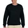 Jerzees Mens Super Sweats NuBlend Pill Resistant Fleece Crewneck Sweatshirt - Black
