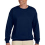 Jerzees Mens Super Sweats NuBlend Pill Resistant Fleece Crewneck Sweatshirt - Navy Blue
