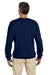 Jerzees 4662 Mens Super Sweats NuBlend Fleece Crewneck Sweatshirt Navy Blue Back