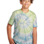 Port & Company Youth Tie-Dye Short Sleeve Crewneck T-Shirt - Watercolor Spiral