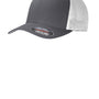 Port Authority Mens Stretch Fit Hat - Graphite Grey/White