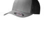 Port Authority Mens Stretch Fit Hat - Heather Grey/Black
