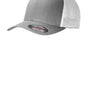 Port Authority Mens Stretch Fit Hat - Heather Grey/White