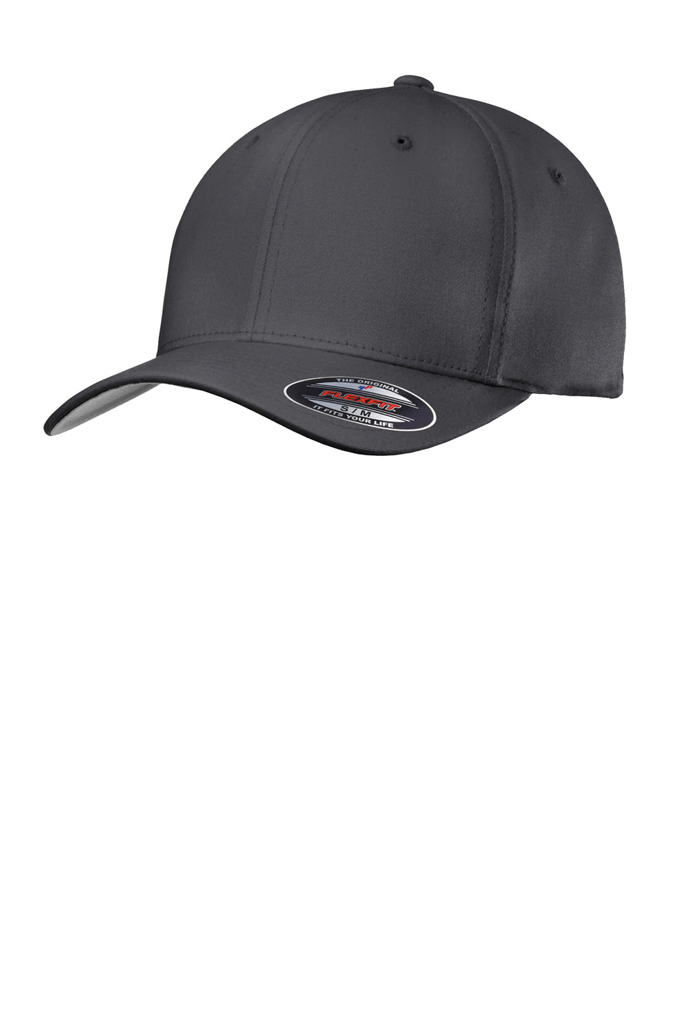 Port Authority C813 Mens Stretch Fit Hat Graphite Grey Front