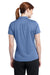 Nike 474455 Womens Dri-Fit Moisture Wicking Short Sleeve Polo Shirt Heather Royal Blue Back