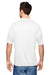Hanes 4800 Mens Cool Dri Fresh IQ Moisture Wicking Short Sleeve Polo Shirt White Back