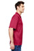 Hanes 4800 Mens Cool Dri Fresh IQ Moisture Wicking Short Sleeve Polo Shirt Red Side
