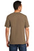 Port & Company USA100 Mens USA Made Short Sleeve Crewneck T-Shirt Woodland Brown Back