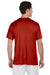 Hanes 4820 Mens Cool DRI FreshIQ Moisture Wicking Short Sleeve Crewneck T-Shirt Red Back