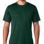 Hanes Mens Cool DRI FreshIQ Moisture Wicking Short Sleeve Crewneck T-Shirt - Deep Forest Green