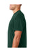 Hanes 4820 Mens Cool DRI FreshIQ Moisture Wicking Short Sleeve Crewneck T-Shirt Forest Green Side