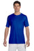 Hanes 4820 Mens Cool DRI FreshIQ Moisture Wicking Short Sleeve Crewneck T-Shirt Royal Blue Front