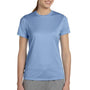 Hanes Womens Cool DRI FreshIQ Moisture Wicking Short Sleeve Crewneck T-Shirt - Light Blue