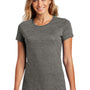 District Womens Perfect Weight Short Sleeve Crewneck T-Shirt - Heather Charcoal Grey