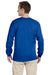 Fruit Of The Loom 4930 Mens HD Jersey Long Sleeve Crewneck T-Shirt Royal Blue Back