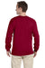 Fruit Of The Loom 4930 Mens HD Jersey Long Sleeve Crewneck T-Shirt Cardinal Red Back