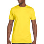 Hanes Mens Nano-T Short Sleeve Crewneck T-Shirt - Yellow