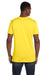 Hanes 4980 Mens Nano-T Short Sleeve Crewneck T-Shirt Yellow Back