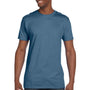 Hanes Mens Nano-T Short Sleeve Crewneck T-Shirt - Denim Blue