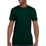 Hanes Mens Nano-T Short Sleeve Crewneck T-Shirt - Deep Forest Green