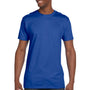 Hanes Mens Nano-T Short Sleeve Crewneck T-Shirt - Deep Royal Blue