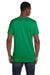 Hanes 4980 Mens Nano-T Short Sleeve Crewneck T-Shirt Kelly Green Back