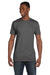 Hanes 4980 Mens Nano-T Short Sleeve Crewneck T-Shirt Smoke Grey Front