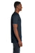 Hanes 4980 Mens Nano-T Short Sleeve Crewneck T-Shirt Vintage Black Side