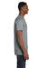Hanes 4980 Mens Nano-T Short Sleeve Crewneck T-Shirt Vintage Grey Side