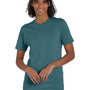 Hanes Mens Nano-T Short Sleeve Crewneck T-Shirt - Heather Cactus Green