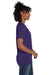 Hanes 4980 Mens Nano-T Short Sleeve Crewneck T-Shirt Heather Grape Smash Purple SIde