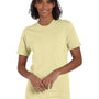 Hanes Mens Nano-T Short Sleeve Crewneck T-Shirt - Heather Lemon Meringue Yellow